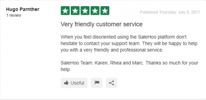 Salehoo Review Comments