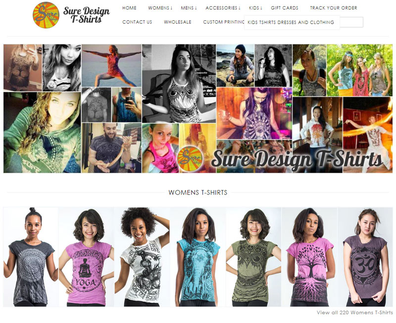 SureDesignTshirts.com Top Shopify Tee Shirt Store
