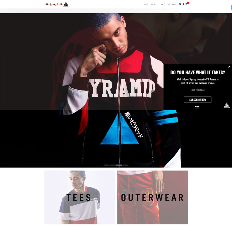 black pyramid clothing
