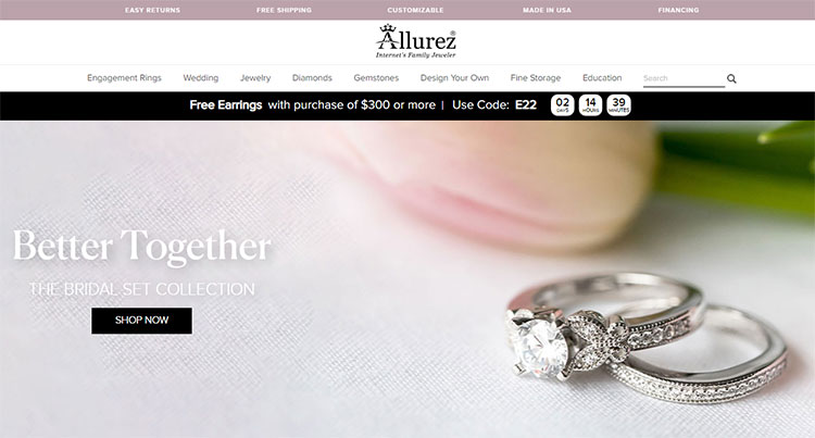 Allurez.com Dropshipping Jewelry Supplier