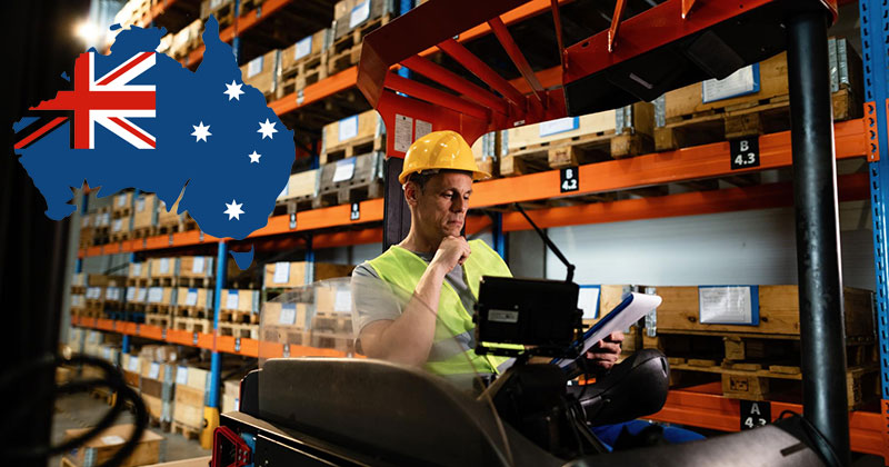 dropshipping suppliers australia - Man in a warehouse wearing hardhat