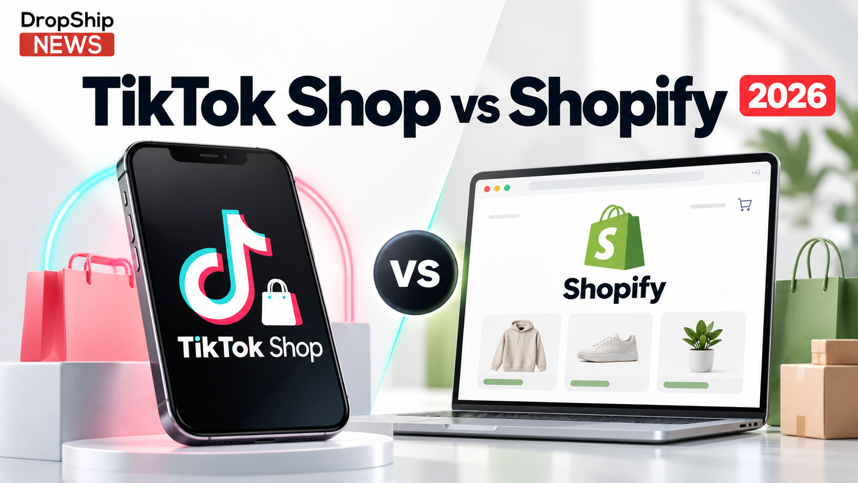 TikTok Shop Vs Shopify 2026 Dropshipping | tiktok vs shopify dropshipping